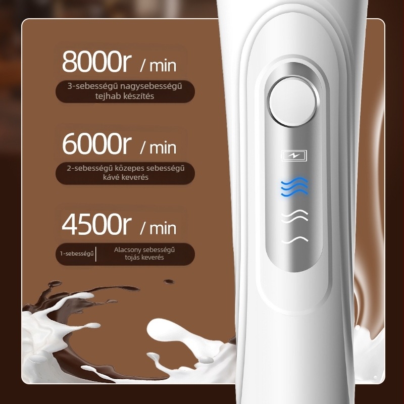 Tejhabosító Kávéhabosító Háztartási elektromos tejhabosító Tejkeverő Kézi tojáshabverő Tejhabosító Tejhabosító