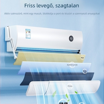 Légkondicionáló szélvédő, Közvetlen fúvást gátló légkivezető szelep, Szélterelő függöny, Midea Gree univerzális szélvédő