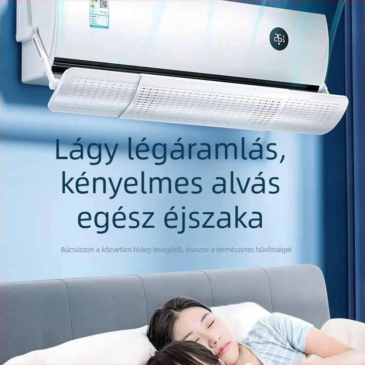 Légkondicionáló szélvédő, Közvetlen fúvást gátló légkivezető szelep, Szélterelő függöny, Midea Gree univerzális szélvédő