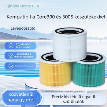 A Core 300 alkalmas Core300 és 300S légtisztító szűrőelemekhez, nagy hatékonyságú aktív szén szűrőhálóhoz