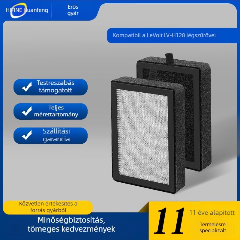 Levoit Lv-H128 háztartási légtisztító szűrőhöz, aktív szénszűrőhöz, Hepa tartozékokhoz alkalmas