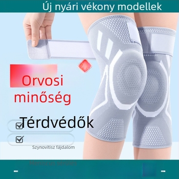 Orvosi térdvédők, Professzionális meniszkuszvédők, Kosárlabda lábvédők, Kerékpározáshoz, Vékony, Lélegző és Könnyű