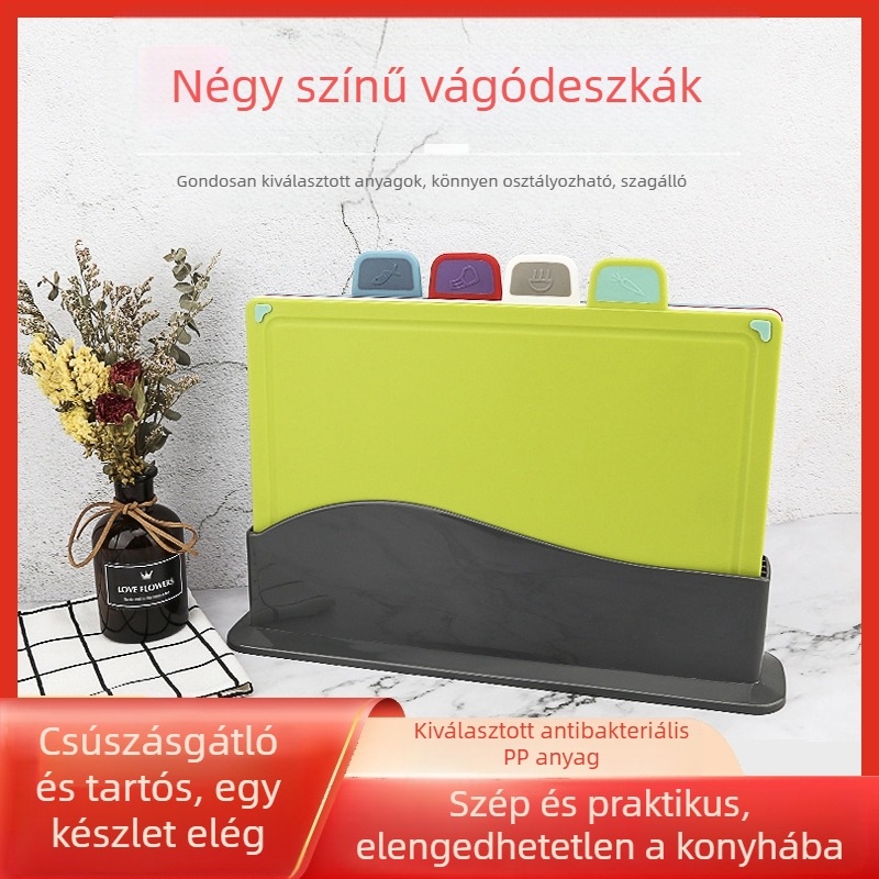 Osztályozott háztartási vágódeszka, határokon átnyúló, kiváló minőségű kiegészítő élelmiszer-antibakteriális vágódeszka, vágódeszka, penészálló gyümölcsvágódeszka, vágódeszka, vágóruha