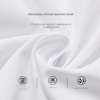 Férfi plus size hosszú ujjú ing Plus size extra large férfi fehér bő business hosszú ujjú ing