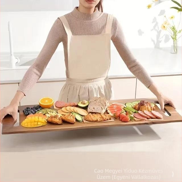 Határokon átnyúló akác téglalap alakú vágódeszka konyhai gyümölcs snack vágódeszka tömörfa főtt steak vágódeszka összecsukható