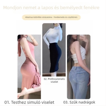 Párnázott fenékemelő farmer a fenék kiemelésére és formálására, unisex vastagított csípőemelő varázslat barack alakú és gyönyörű fenékért