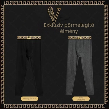 Ősz/téli új férfi német bársony őszi nadrág polár béléssel vastagított meleg nadrág férfi szűk szabású hidegálló leggings pamut nadrág nagykereskedés