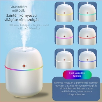 Légnedvesítő Kis Mini Nagy Ködmennyiség Hálószoba Születésnapi Ajándék Női Vízcsepp Párásító Aromaterápiás Gép Ágy melletti Használatra