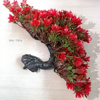 Határokon átnyúló rózsafű szimuláció üdvözlő fenyőnövény cserepes növény beltéri zöld növény bonsai asztali hamis virág lakberendezési díszek