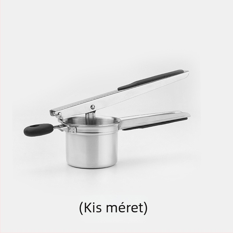 Kézi gyümölcscentrifuga Rozsdamentes acél burgonyatörő Krumplitörő Sűrített burgonyaprés Gyümölcsléc