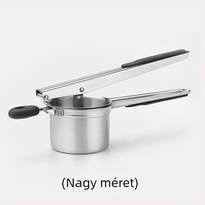 Kézi gyümölcscentrifuga Rozsdamentes acél burgonyatörő Krumplitörő Sűrített burgonyaprés Gyümölcsléc