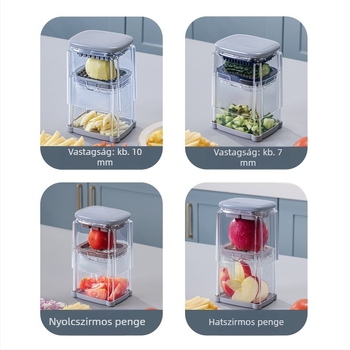 [Szigorúan válogatott] Speciális vágó sült krumplihoz, sárgarépa-aprítóhoz, multifunkcionális zöldségvágóhoz, paradicsom- és almaszeletelőhöz