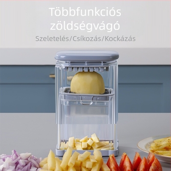 [Szigorúan válogatott] Speciális vágó sült krumplihoz, sárgarépa-aprítóhoz, multifunkcionális zöldségvágóhoz, paradicsom- és almaszeletelőhöz