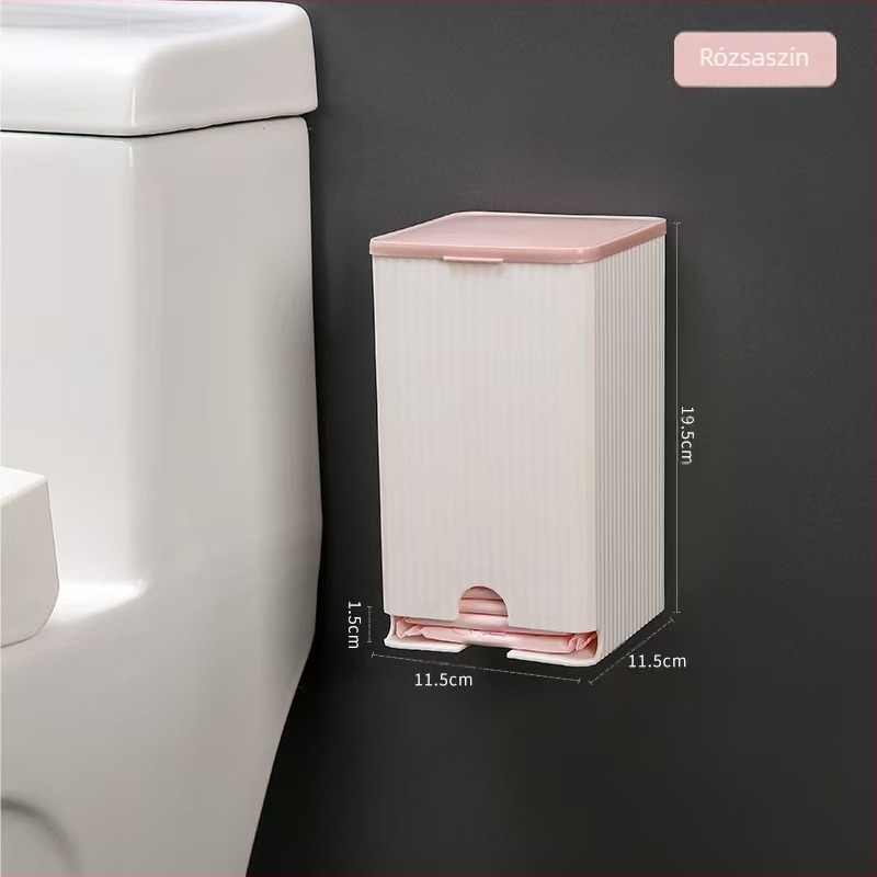 Fürdőszobába falra szerelhető egészségügyi betét tárolódoboz, könnyű luxus nagynéni szalvéta tárolódoboz, multifunkcionális vattapálca doboz, papírzsebkendő doboz