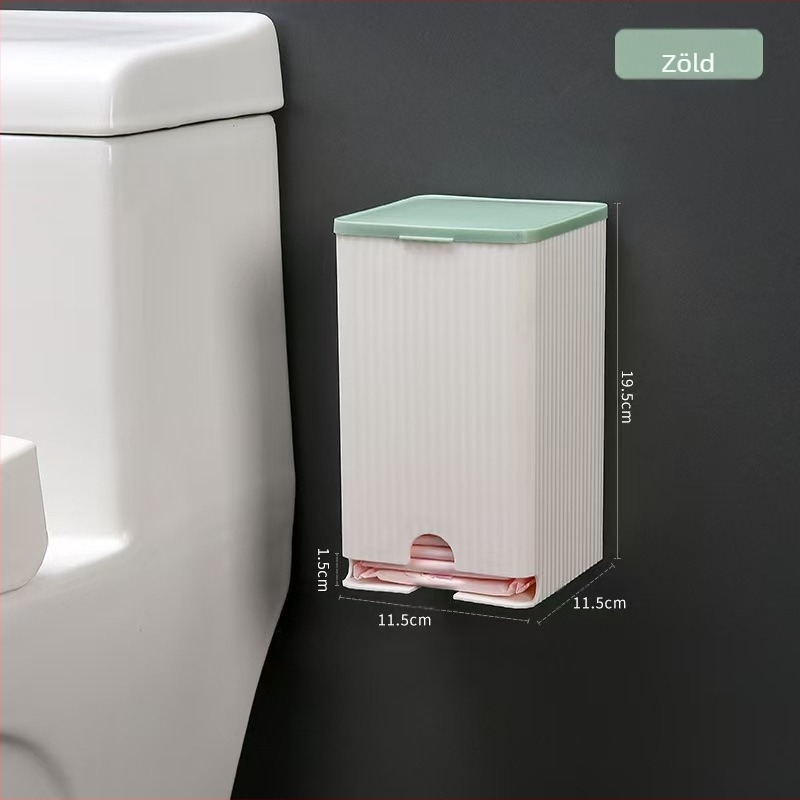 Fürdőszobába falra szerelhető egészségügyi betét tárolódoboz, könnyű luxus nagynéni szalvéta tárolódoboz, multifunkcionális vattapálca doboz, papírzsebkendő doboz