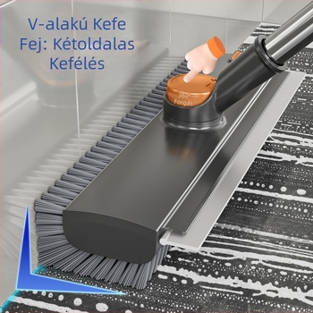 Gap Brush Padlókefe WC Speciális Kemény Kefe Padló Hosszú Nyél Fürdőszoba Tisztítás Padló Szőnyeg WC Kefe
