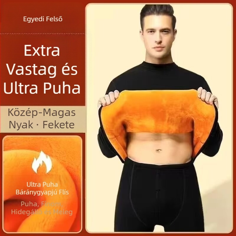 Thermal Intimates férfi öltöny vastagított bársony német bársony fűtés plus size ifjúsági téli hidegálló őszi ruhák és őszi nadrágok