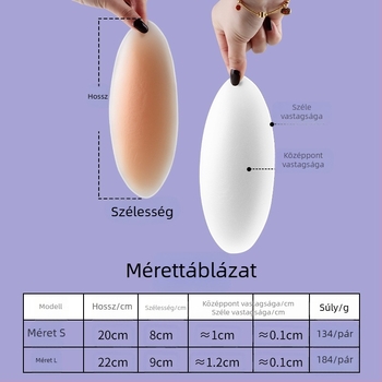 Szilikon lábfoltok, vádli oldalfoltok, belső comb kidörzsölődésgátló csípőfoltok, egyenes lábfoltok, vékony, láthatatlan, nyomtalan