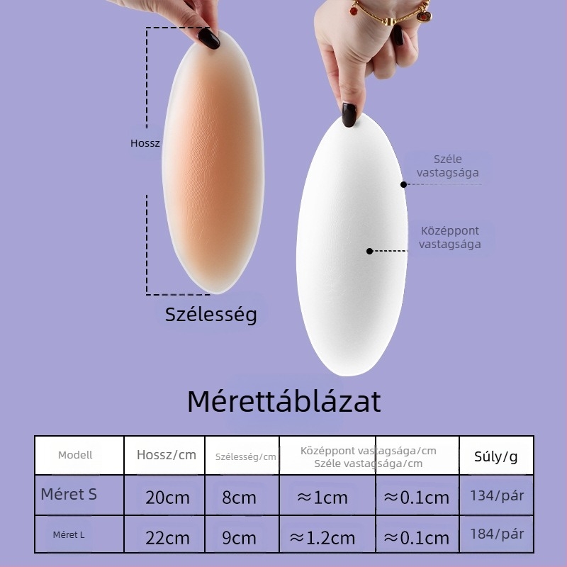 Szilikon lábfoltok, vádli oldalfoltok, belső comb kidörzsölődésgátló csípőfoltok, egyenes lábfoltok, vékony, láthatatlan, nyomtalan