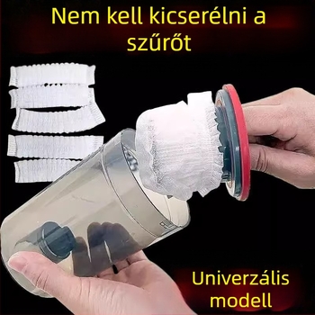 Eldobható porszívó szűrőelem szűrő nem szőtt porszívózsák porálló lélegző rugalmas háztartási univerzális hálós fedél