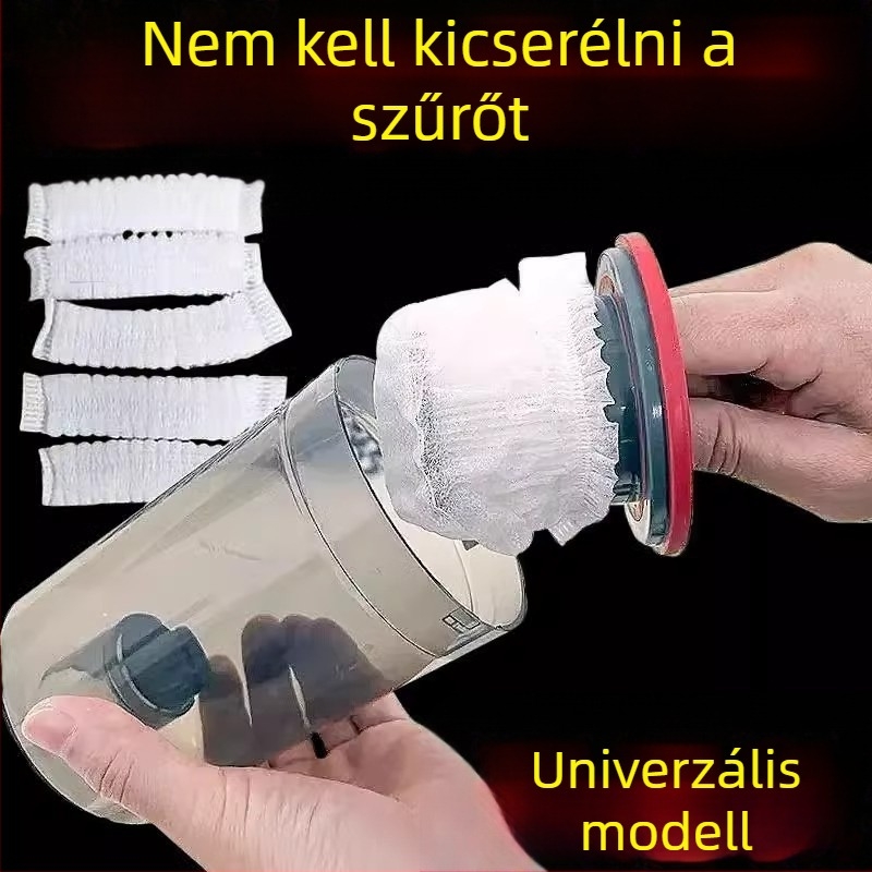 Eldobható porszívó szűrőelem szűrő nem szőtt porszívózsák porálló lélegző rugalmas háztartási univerzális hálós fedél