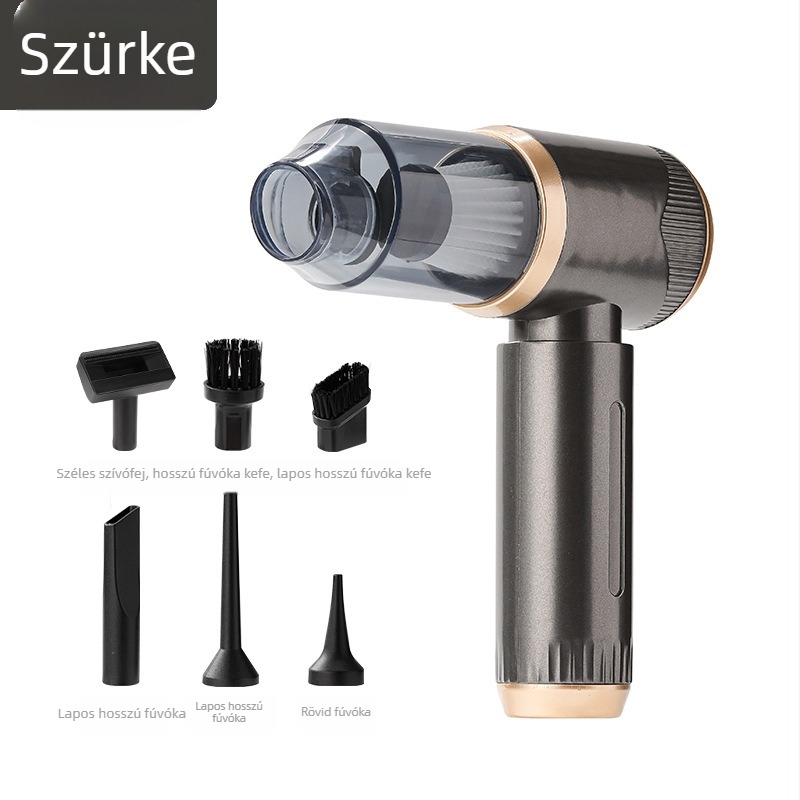 Határokon átnyúló porszívó autókhoz, kettős funkciójú szívó- és fúvófunkcióval, kis mini kézi porszívó erős szívóerővel