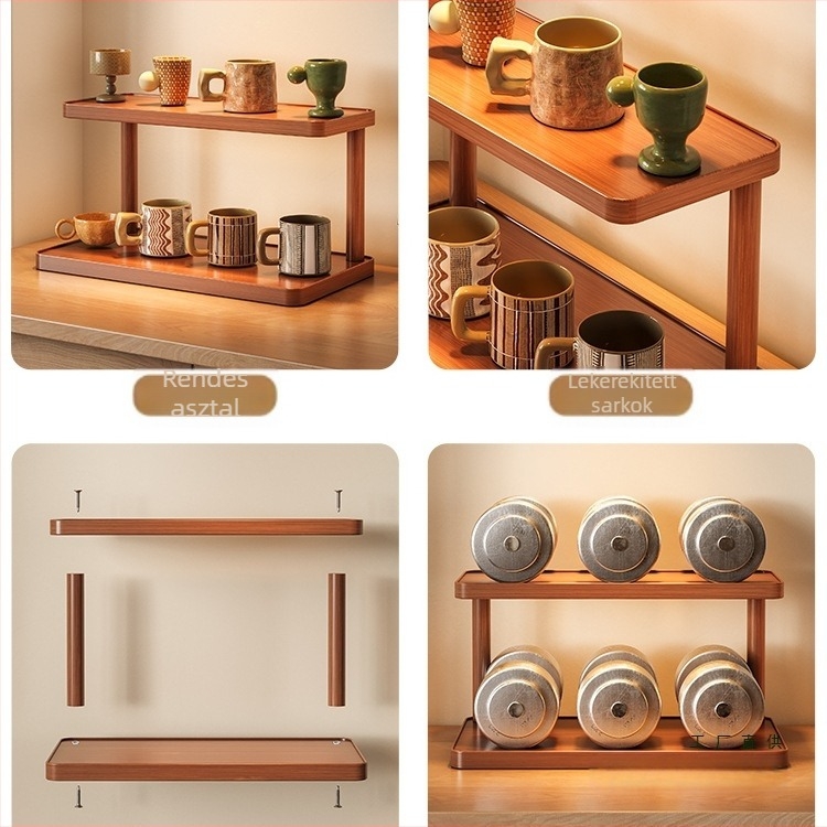 Asztali tárolóállvány Pohártároló állvány Étkezőasztal Pult Munkaállomás Vizespohár Kávéspohár Teáskészlet Asztal Kis pohártartó