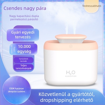 Gyári nagy kapacitású dupla permetező párásító háztartási új mini 3,3 literes színes kis porlasztó légtisztító