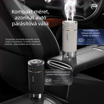 Új párásító beltéri hálószoba autó párásítás kis hidratáló spray kettős spray egyszerű usb csendes légköri fény