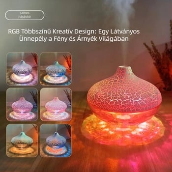 Új asztali kristály repedésgömb párásító színes légkör könnyű sátor otthoni csendes permet határokon átnyúló forró modell