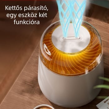 Párásító szimuláció vulkán színes légköri lámpa 2,5 literes nagy kapacitású nagy permetezésű dupla permetezésű párásító otthoni párásító