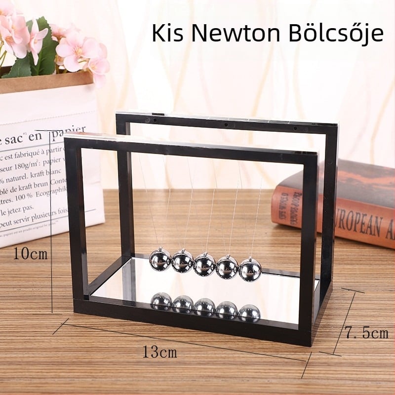Kreatív díszek Üvegtükör Newton inga Biliárdgolyó Fizika törvény Ütésmérleg Ball Tanárnapi ajándék diákoknak