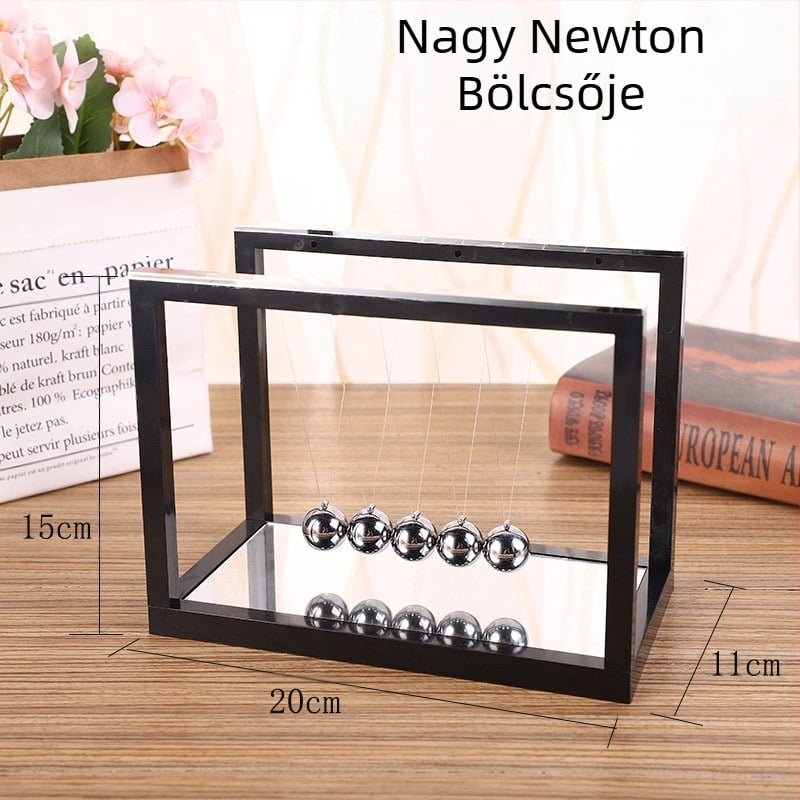 Kreatív díszek Üvegtükör Newton inga Biliárdgolyó Fizika törvény Ütésmérleg Ball Tanárnapi ajándék diákoknak