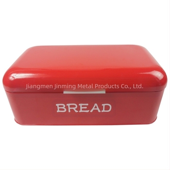 Határokon átnyúló forrásból származó Amazon forró fém nagy lapos fedelű kenyértartó doboz európai konyhai tárolódoboz Jiangmen gyár