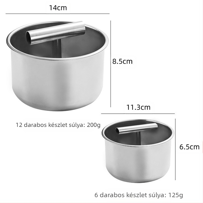 Új háztartási rozsdamentes acél préselő húsgombóc készítő konyhai kézi préselésű multifunkcionális forma garnélarák csúszó formához