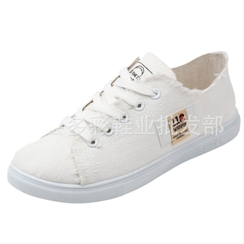 Egyrészes, új, diáklány vászoncipő, kényelmes, könnyű, hétköznapi cipő, kockás, régi, pekingi, női vászoncipő