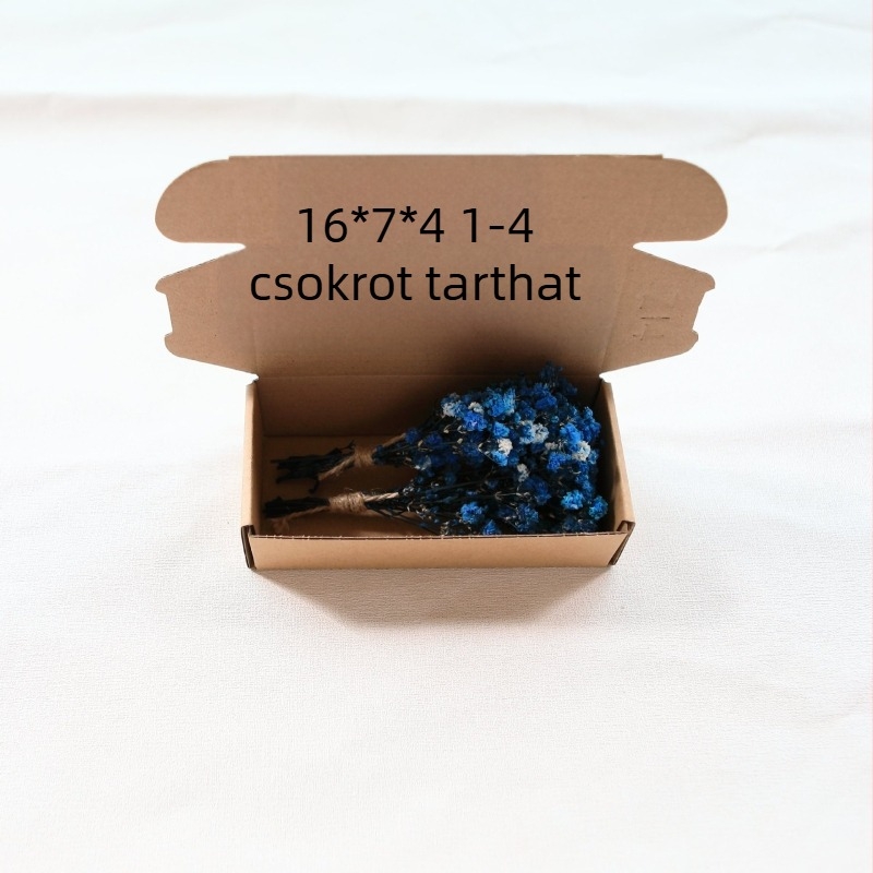 Gimsophila kis csokor örökvirág kreatív mini szárított virág ajándékdoboz esküvői virágok otthoni dekoráció