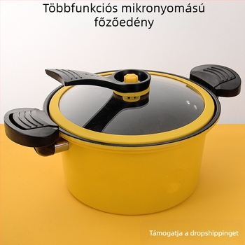 Harrow új stílusú kis sárga kacsa mikronyomásos edény háztartási 7 literes leveses nyomásos edény mikronyomásos főzőleveses edény ajándék edény