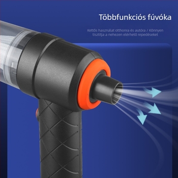 Új vezeték nélküli porszívó otthoni autóba, kettős felhasználású, könnyű és kényelmes vezeték nélküli kialakítás, hosszú élettartamú, tartós szívó- és fújó kettős felhasználású porszívó