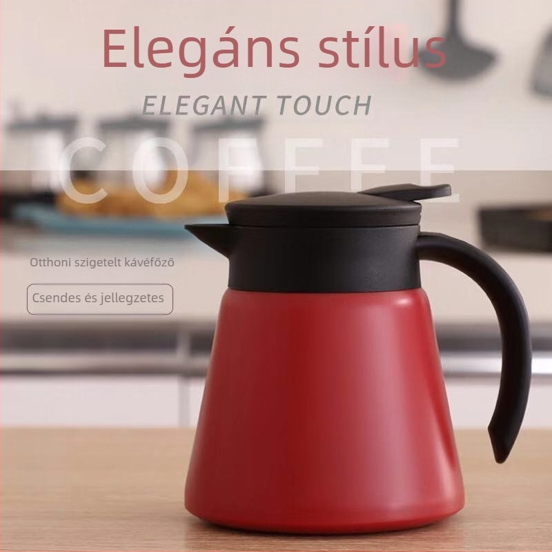 Új 304 rozsdamentes acél szigetelésű kávéfőző kreatív hordozható vákuumos vízforraló kis irodai melegvizes palack nagykereskedelem