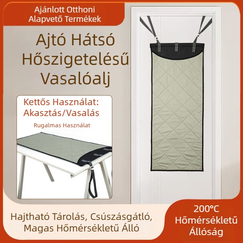 Vasalószőnyeg Ajtóra Akasztható Meleg Szigetelő Ruha Vasalószőnyeg Hordozható Vasalódeszka Háztartási Vasalószőnyeg Vastagított Összecsukható