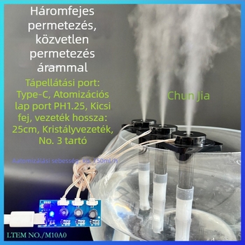 Chun Jia San permetező párásító modul barkács porlasztó permetező meghajtó áramköri lap 1 húzás 3 növény öntözési köd mennyisége