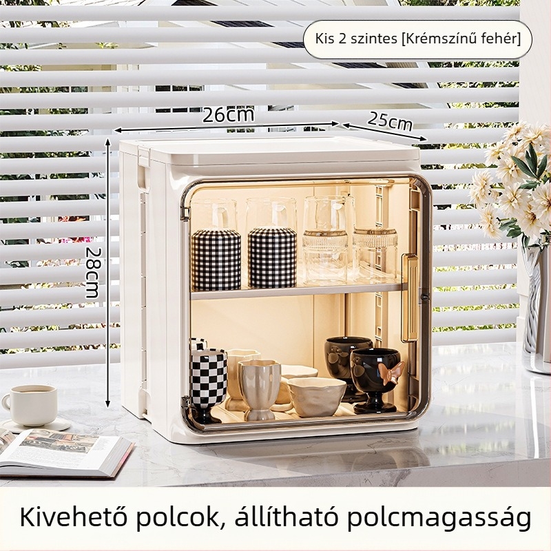 Porálló pohártároló állvány, asztali teáscsésze, vízpohártartó, teatároló doboz, kávésbögre szárító pohártartó
