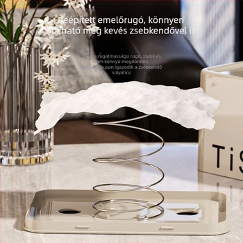Ins Style tavaszi papírzsebkendő doboz nappali hálószobába megerősített vastagított esésgátló papírzsebkendő doboz könnyű luxus egyszerű stílusú extrakciós papírdoboz