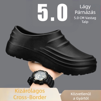 [Határokon átnyúló ellátás] Séfcipők 2025 tavaszához Új csúszásgátló, vízálló, alkalmi éttermi, szállodai, kopásálló munkacipők