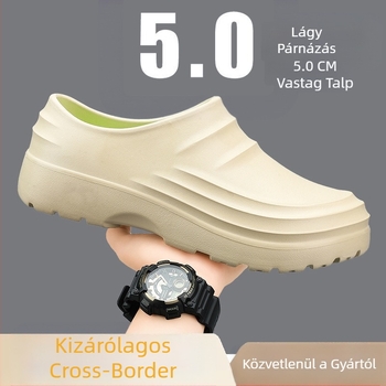 [Határokon átnyúló ellátás] Séfcipők 2025 tavaszához Új csúszásgátló, vízálló, alkalmi éttermi, szállodai, kopásálló munkacipők