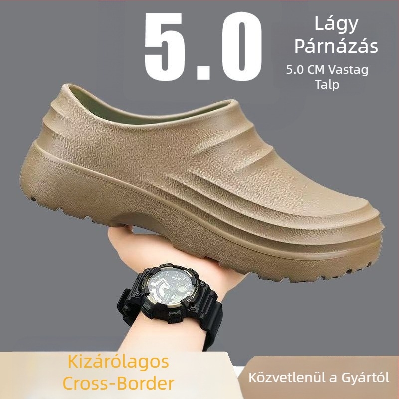 [Határokon átnyúló ellátás] Séfcipők 2025 tavaszához Új csúszásgátló, vízálló, alkalmi éttermi, szállodai, kopásálló munkacipők