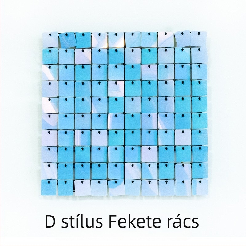 Szélhajtású csatos lemez, önzáró típusú, szélhajtású lemez, fényes, szélhajtású lemez, szélhajtású flitterrel díszített háttér fali dekoráció