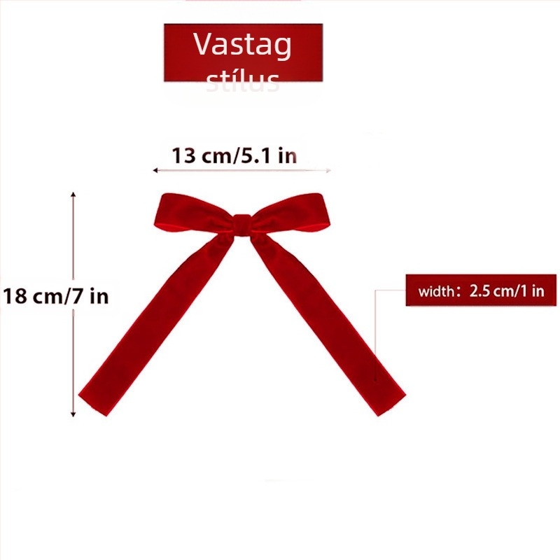 Határokon átnyúló új bársony szalaggal díszített karácsonyfa masni dekoráció ünnepi kiegészítők jelenetkijelző függő kiegészítők