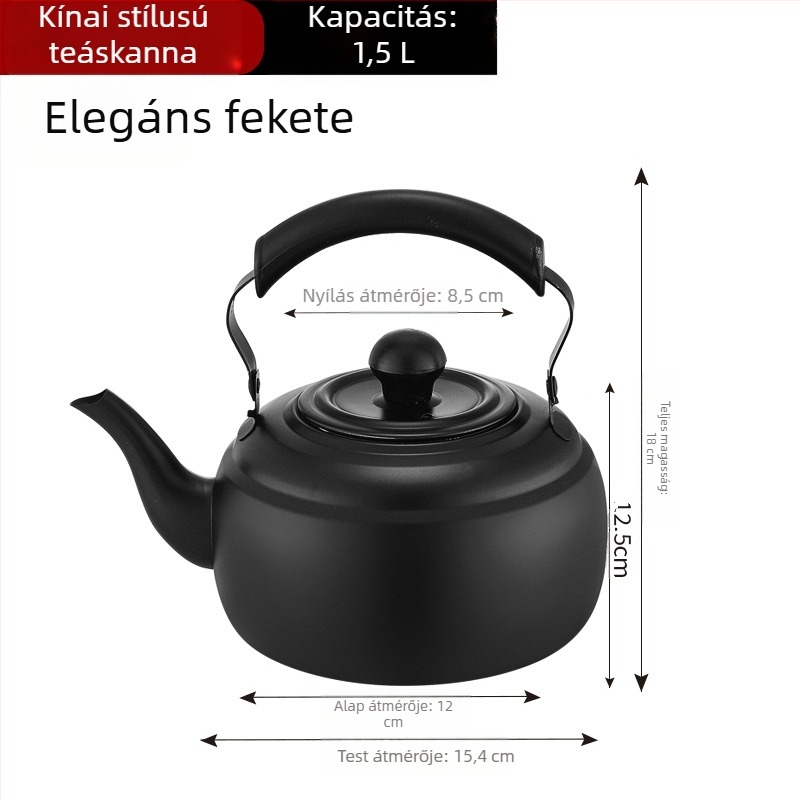 Hongmeishun rozsdamentes acél forrásban lévő teáskanna szűrőhálós tea indukciós főzőlap forrásban lévő víz éttermi teáskanna kültéri elektromos kerámia tűzhely gerenda fazék